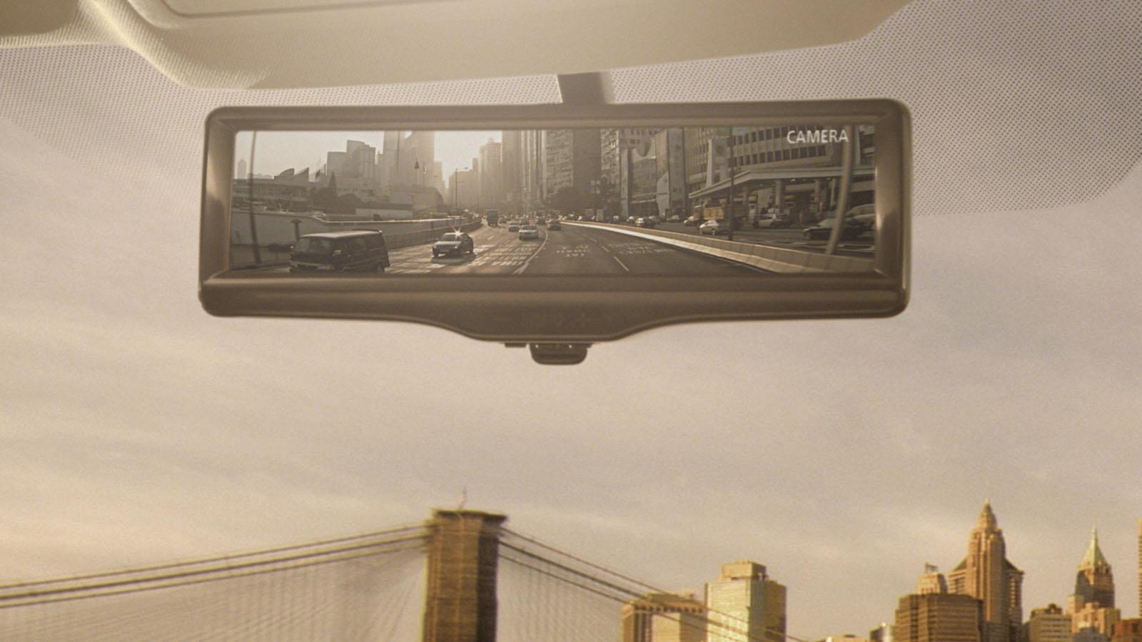 Nissan rogue in-mirror rear view monitor #8