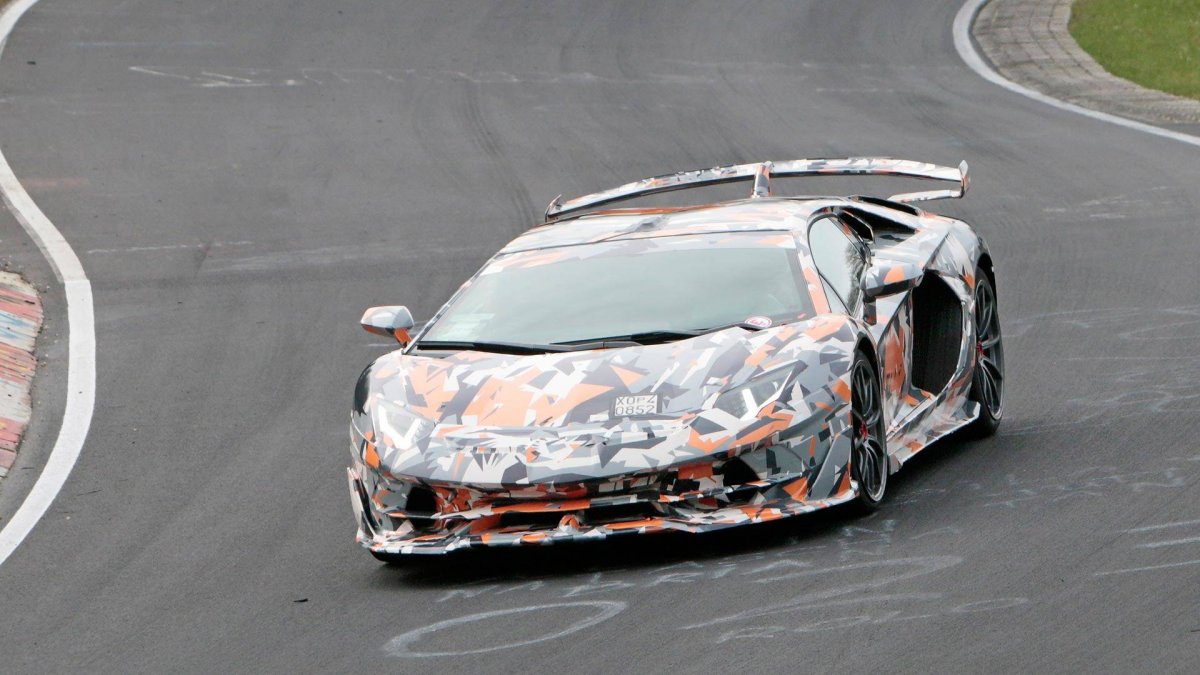 Spied: Lamborghini Aventador SV Jota chasing for Nurburgring record ...