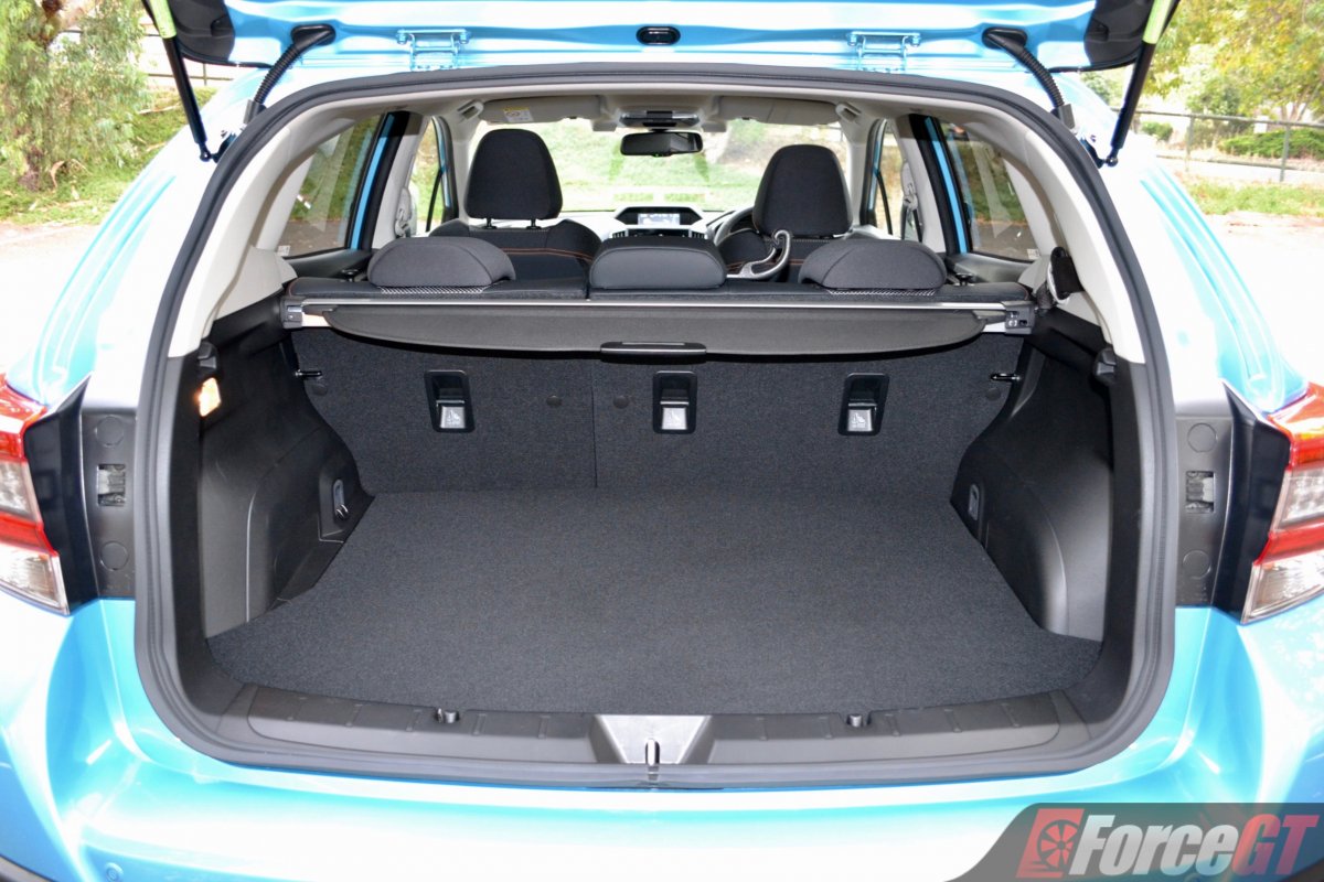 Subaru XV dimensions, boot space and electrification